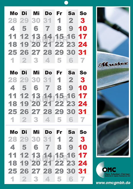 3-Monatskalender