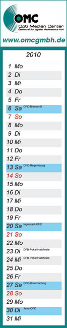 Streifenkalender